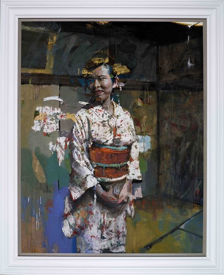 Chajin by Christian Hook - Framed Limited Edition on Canvas